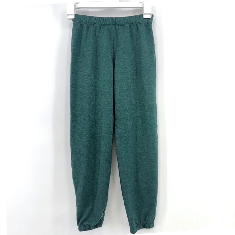 Firehouse Girl's NWT Hunter Green Fleece Push Up Pant M‎ Jogger Cozy Soft Lounge